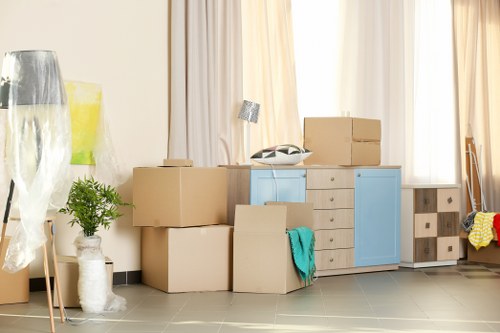 Commercial moving team planning a business relocation in Sutton