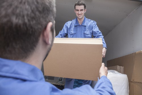 Removal van ready for a home move in Sutton