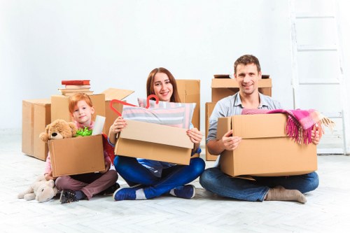 House removals team planning a move in Sutton with local residential access in mind