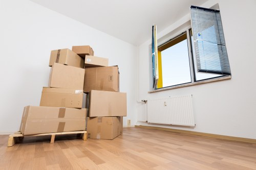 Professional team loading furniture for a same day house move in Sutton