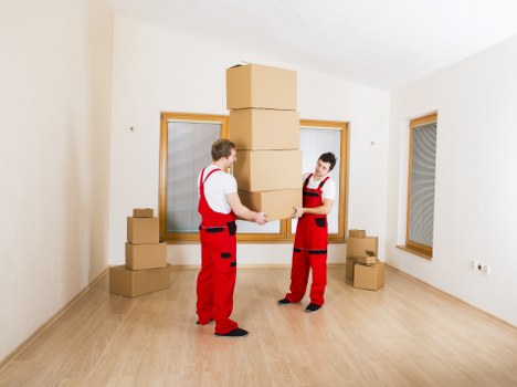 Careful loading of sofas and cabinets for Sutton furniture transport
